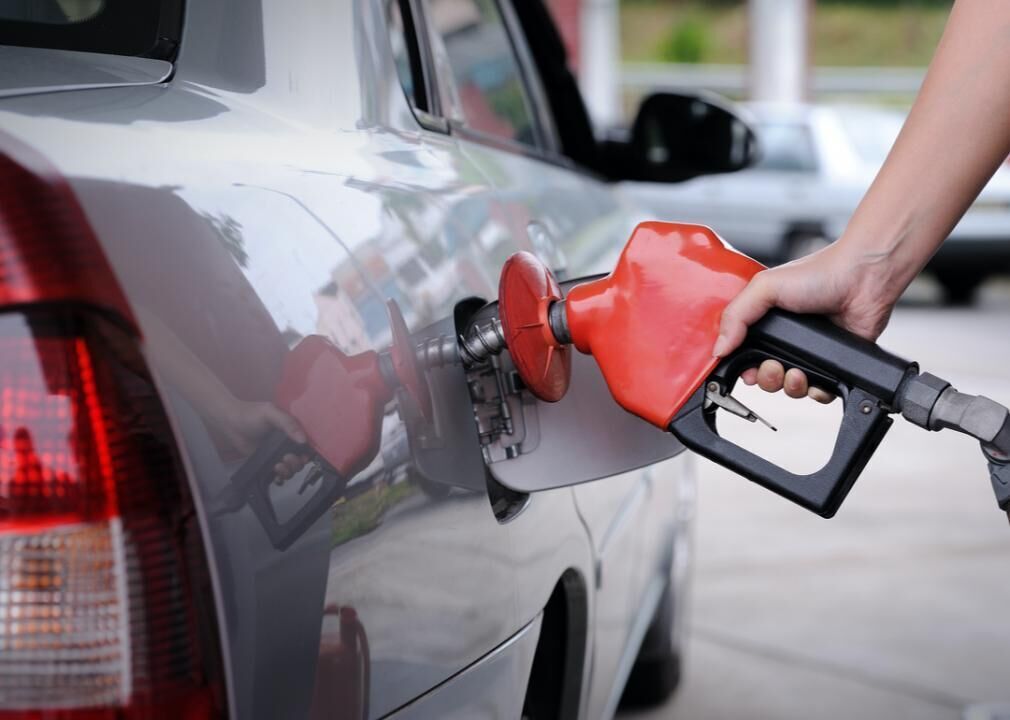 #9. Keep your gas tank at least half full